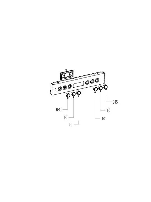 Комплект бутони за печка BEKO FSM65330DAS 7785888607