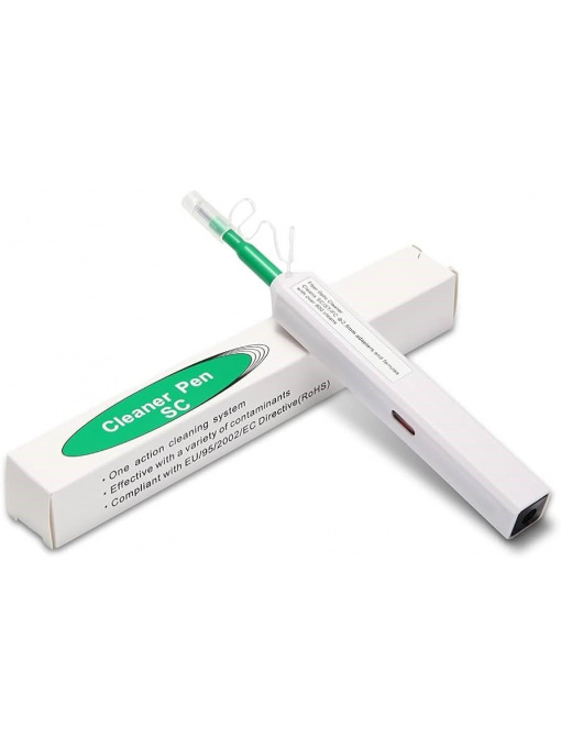Creion curatare conectori optici One-Click Cleaner APC si UPC