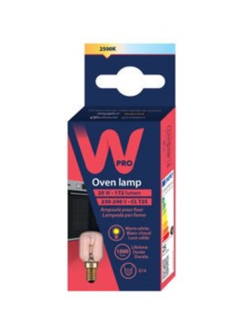 Wpro 25W E14 крушка за фурна, 300° C, C00385585 Whirlpool 484000008842
