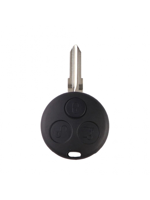 Carcasa cheie cu 3 butoane pentru Smart Fortwo 450 Forfour 451 Roadster City Coupe Cabrio 1998-2006 - Img 1