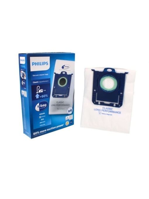 Комплект от 4 броя торбички за прахосмукачка Philips, FC8021/03, 883802103010