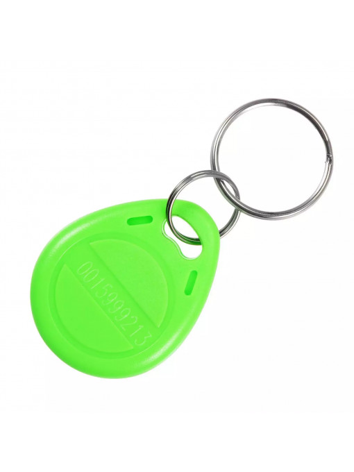Tag de proximitate RFID cu cip 125KHz read only - Verde deschis