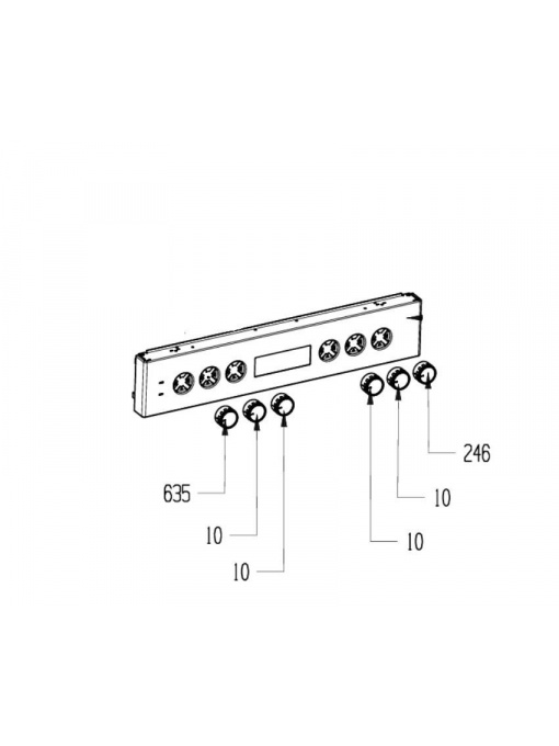 Комплект бутони за печка BEKO FSM52330DAO 7738987652