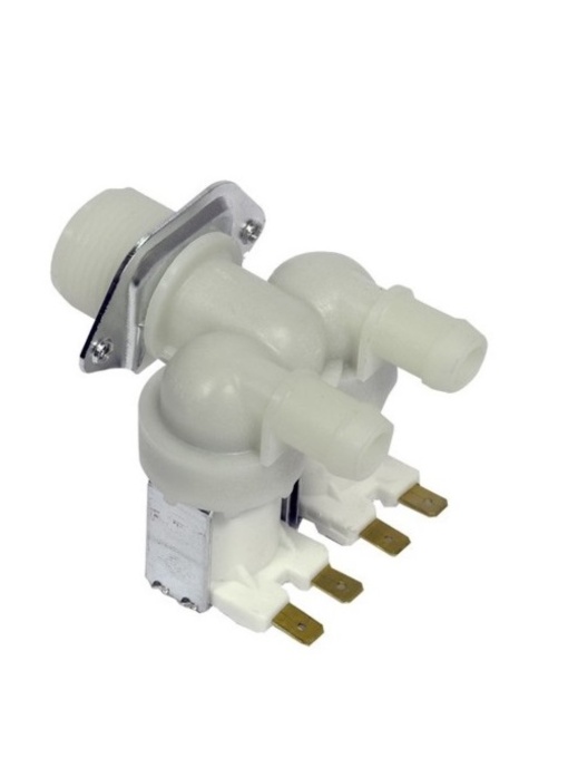 Mágnesszelepes mosógép 2 aljzat 180 ° 2X15MM