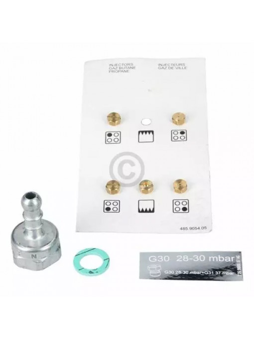 Комплект дюзи за газ пропан / бутан за печки и котлони Arctic Beko 4431910108