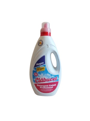 Clabucel Professional Gel течен перилен препарат за бяло и цветно пране 3L - кислород - Img 1