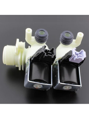 Mágnesszelepes mosógép Ariston, Indesit, 2 aljzat, C00110333 - Img 3