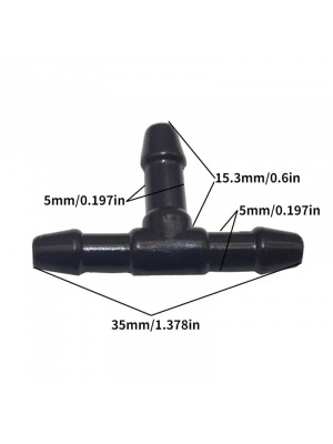 Windshield wiper hose set 2m with 4 connectors - Img 4