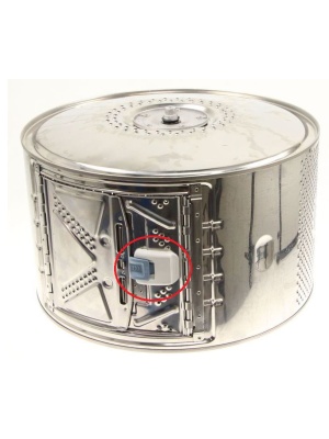 Carlig inchidere cuva masina verticala de spalat C00309479 Whirlpool 481010572443 - Img 5