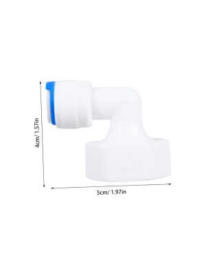 Cuplaj rapid teava apa din plastic cu cot 1/4 la filet interior 1/2 - Img 7