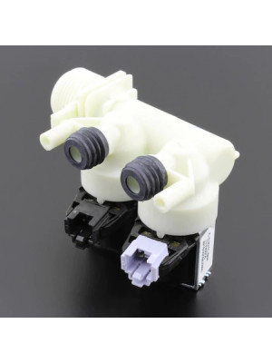 Mágnesszelepes mosógép Ariston, Indesit, 2 aljzat, C00110333 - Img 4