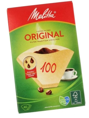 Set 40 filtrov za aparat za kavo št. 1 Melitta, gostota 100, 6627300 6771335 6727300