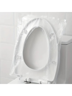Set de 50 huse pentru scaune de toaletă de unică folosință igienice premium - Img 3