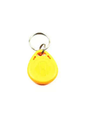 Tag de proximitate RFID cu cip 125KHz read only - Galben - Img 2