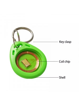 Tag de proximitate RFID cu cip 125KHz read only - Verde deschis - Img 6