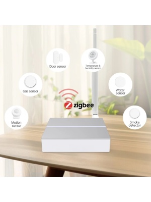 Tuya ZigBee Gateway Hub s antenom, žičano mrežno čvorište za kućnu automatizaciju, radi s Alexom i Google Homeom - Img 10