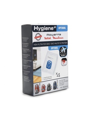 Комплект от 4 торбички за прахосмукачка Rowenta Hygiene+ ZR200520 Original - Img 2