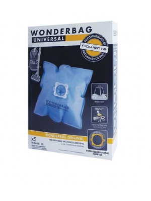 Комплект от 5 броя торбички за прахосмукачка Wonderbag Universal WB406120, съвместимост с Rowenta и Moulinex - Img 8