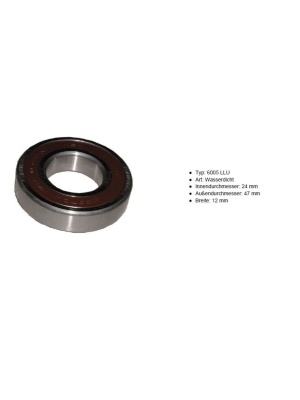 6005LLU bearing with water protection FINDLING WÄLZLAGER - Img 2