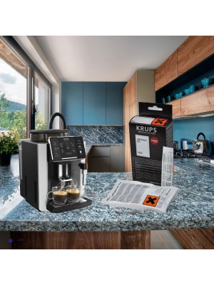 Anticalcar pentru espressor, cafetieră și fierbător Krups si Rowenta, Groupe SEB F054001B, 2 plicuri - Img 4