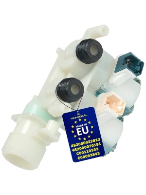 Electrovalva masina de spalat 2 iesiri, C00110333 Ariston Indesit 482000022813 originala - Img 4