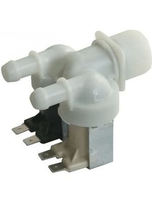 Mágnesszelep / Mágnesszelepes mosógép 2 kimenet 180 ° 2X12MM - Img 2