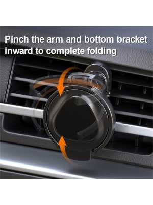 Red car cup holder, ashtray, phone, multifunctional, foldable - Img 9