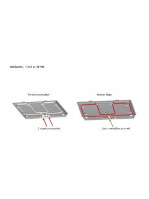 Rezistenta inferioara 1200w cuptor C00912538 Arctic Beko 262900061 originala - Img 3