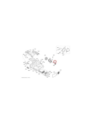 Rola tensionare uscator Bosch/Siemens 00632045 originala - Img 6