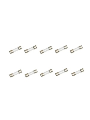 Set od 10 osigurača s vremenskim odgodom 6,3 A-T 5 x 20 mm