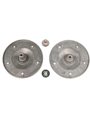 Set of 2 tub flanges compatible with washing machine C00380523 Whirlpool 480110100802 - Original
