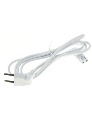 TV kabel za napajanje s kutnim konektorima, 1,5 metara, 2,5 A, bijeli - Img 2