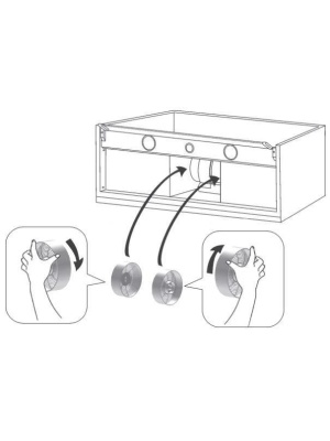 Zestaw 2 filtrów węglowych do okapu 54 ECFB03 Electrolux, Ikea, Beko 33005513 9197065088 - oryginalne - Img 4