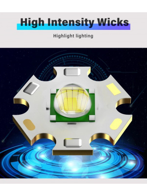COB LED работна светлина, XPE фенерче с кука за къмпинг, USB акумулаторна, увеличение, водоустойчив - Img 14