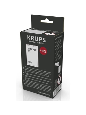 Odkamieniacz do ekspresu, kawiarki i czajnika Krups i Rowenta, Groupe SEB F054001B, 2 saszetki