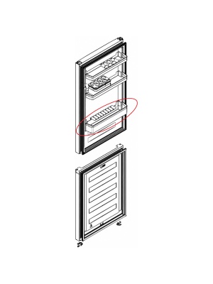 Polita usa frigider Gorenje, Hisense 798101 originala - Img 2