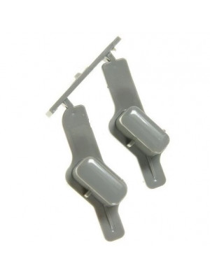 Silver Reset Start gomb C00398498 WHIRLPOOL 481071427481 - Img 1