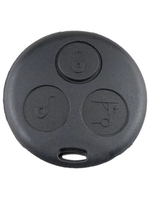 Carcasa pentru cheie cu 3 butoane pentru Smart Fortwo 450 Forfour 451 Roadster City Coupe Cabrio 1998-2006 - Img 1