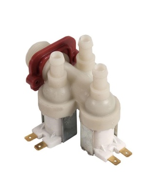 Elektrozawór 3 wyjścia 90° 3 X 12mm Whirlpool 481981729328 - Img 4