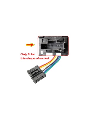 Mufa stop spate cu 6 pini, conector Pigtail, precablat 1606248780 pentru Citroen, Peugeot 206 207 208 301 307 308 508 1007 2008 Expert Partner - Img 4
