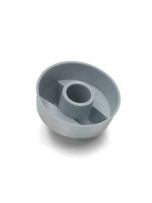 Set of 4 universal gray / silver knobs for stove / oven - Img 3