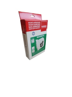 Set of 4 vacuum cleaner bags Rowenta ZR200520 Compatible