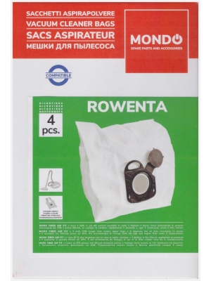 Комплект от 4 торбички за прахосмукачка Rowenta ZR200520 Съвместим - Img 2