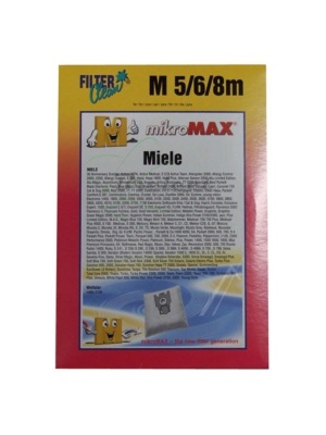 4 db MIELE M5/6/8m, M40 / 99753 M5M, FL0014-K kompatibilis porszívózsákból álló készlet, - Img 3