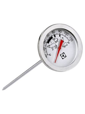 Analóg hússütő hőmérő Electrolux, AEG, Zanussi, 40°C - 110°C, kód 9029792851, E4TAM01, Eredeti