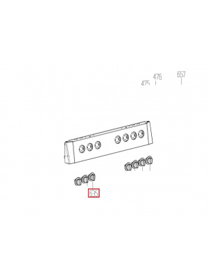 Beko 250316656 Оригинално копче за термостат на печката - Img 3