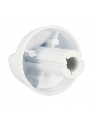 C00382621 Hob knob, white, Whirlpool / Indesit, 482000091967 - Img 2