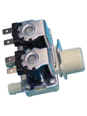 Electrovalvă mașină de spălat Hisense, Gorenje, 2 ieșiri, cod HK2338411, HK1910753, Originală - Img 4
