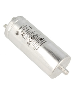 Motor indító kondenzátor 416252229 fém 25,0UF Ducati 475V