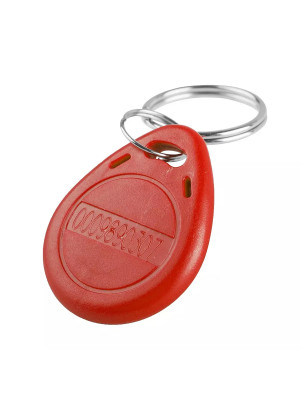 RFID безконтактен етикет с 125KHz чип само за четене - червен - Img 6